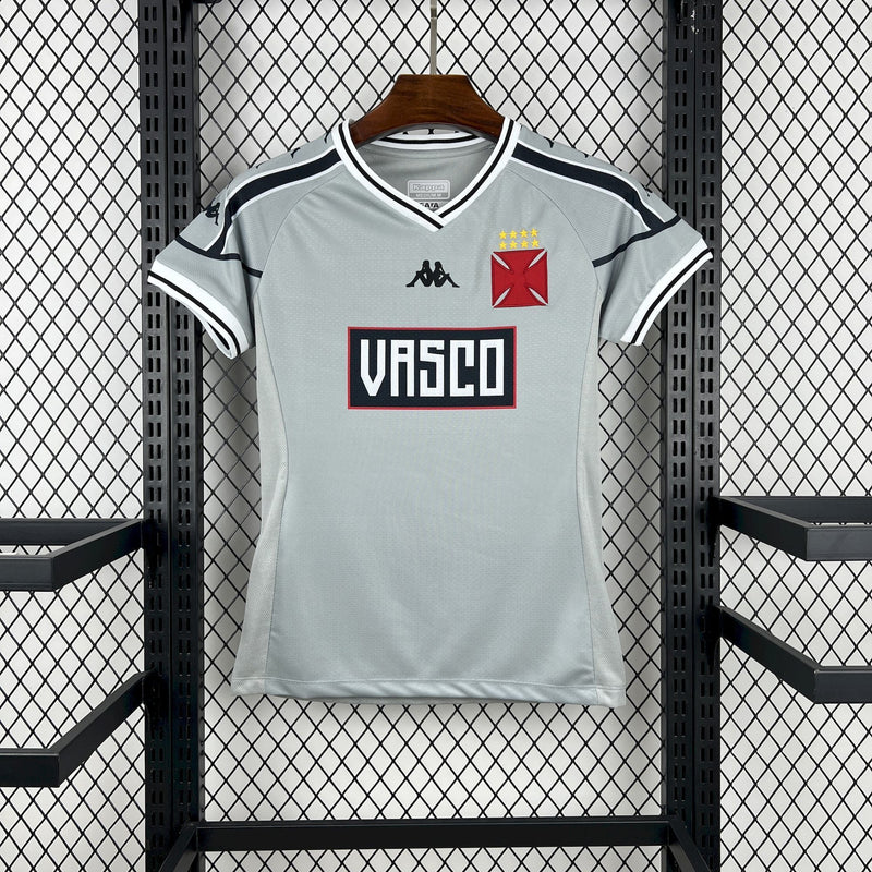 Camisa Feminina Oficial do Vasco 25/26 Baby Look - Aquecimento