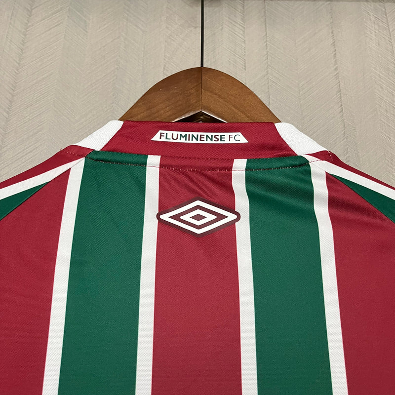 Camisa Oficial do Fluminense 25/26 Versão Torcedor - Completa com Patrocínios