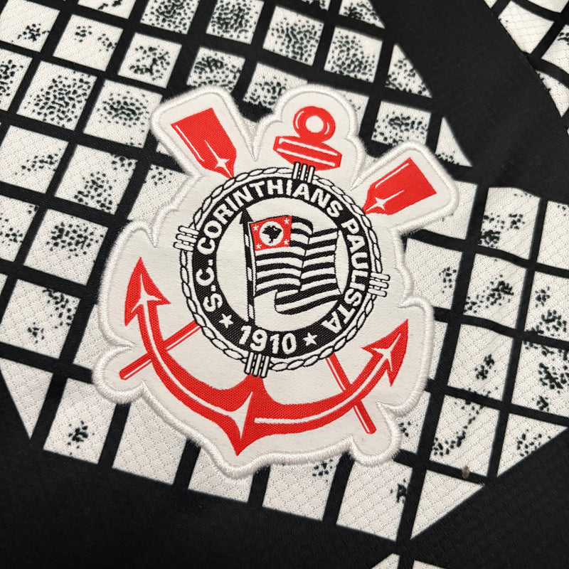 Camisa Oficial do Corinthians 25/26 Pré Jogo - Versão Torcedor