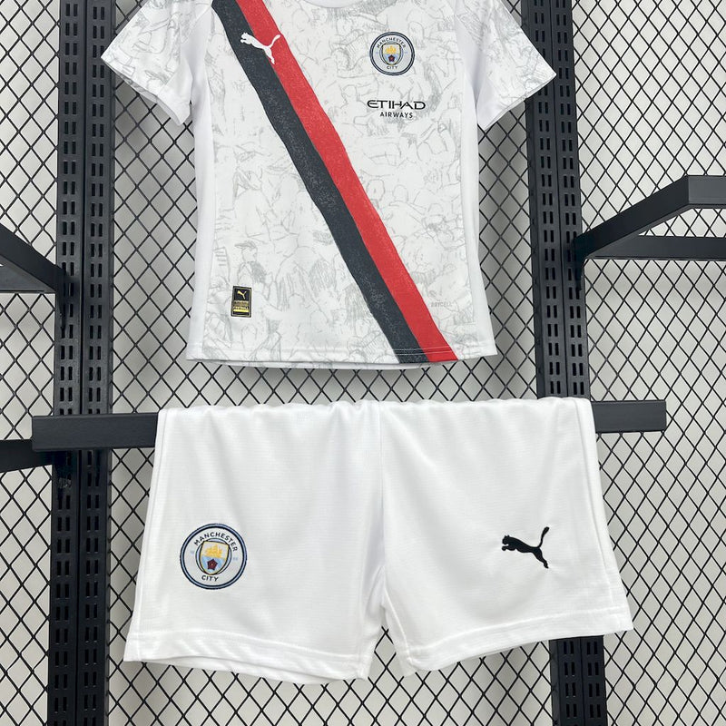 Conjunto Infantil Oficial do Manchester City 25/26 - Kids