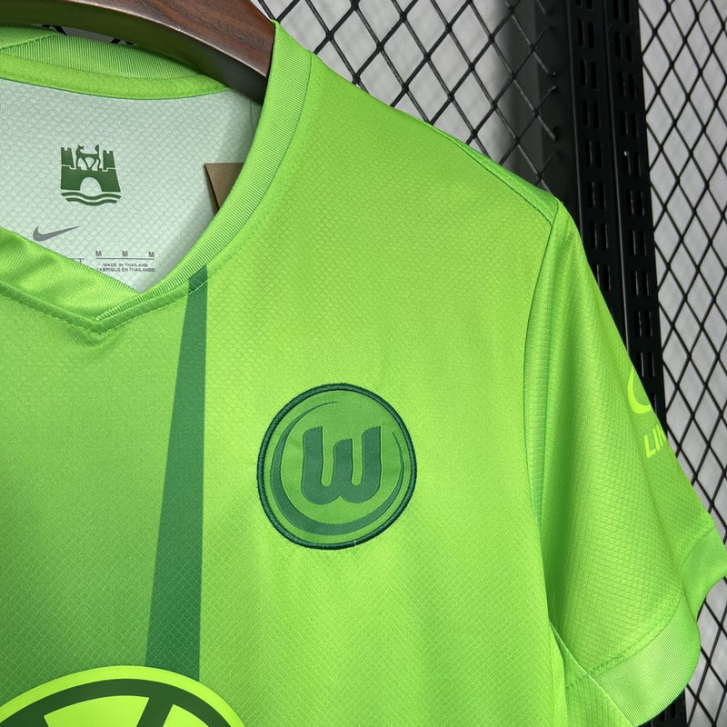 Camisa Oficial do Wolfsburg 24/25 - Versão Torcedor