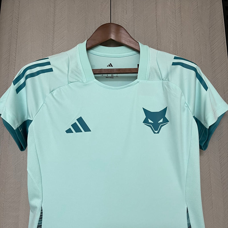 Camisa Feminina Oficial do Cruzeiro 25/26 Baby Look - Treino