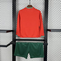 Conjunto Infantil Oficial de Portugal 25/26 - Kids Manga Longa