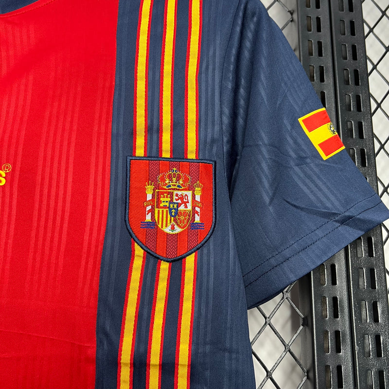 Camisa Retrô da Espanha 1996