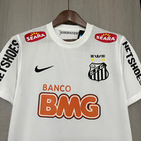Camisa Retrô do Santos 2011/2012 Versão Retrô - Completa com Patrocínios