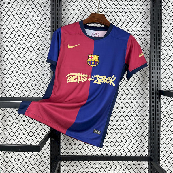 Camisa Oficial do Barcelona 25/26 - Travis Scott