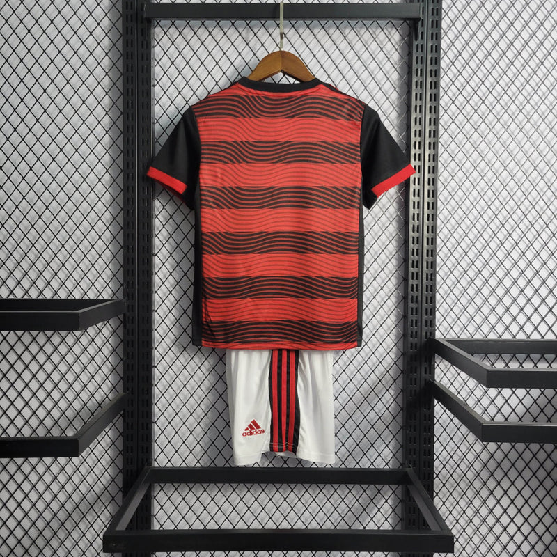 Conjunto Infantil Oficial do CR Flamengo 22/23 - Kids