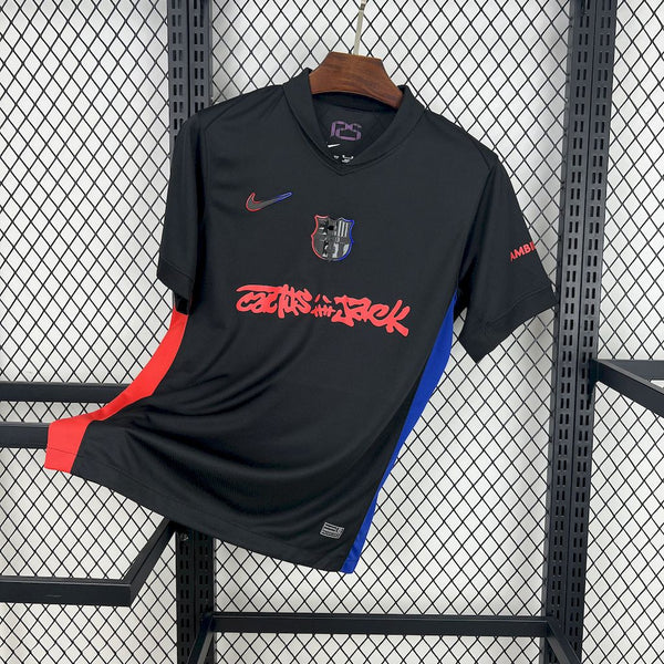 Camisa Oficial do Barcelona 25/26 - Travis Scott