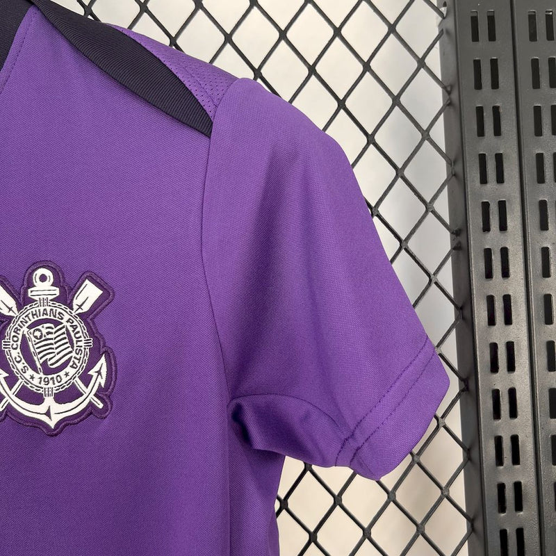 Camisa Feminina Oficial do Corinthians 25/26 - Baby Look