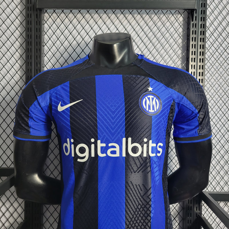 Camisa Oficial da Inter de Milão 22/23 - Versão Jogador