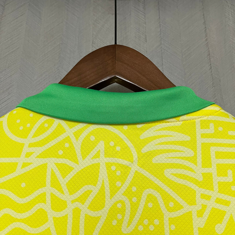 Camisa Feminina Oficial do Brasil 24/25 - Baby Look