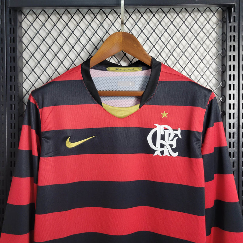 Camisa Retrô do CR Flamengo 2008/2009 - Manga Longa
