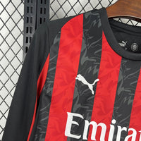 Camisa Oficial do Milan 25/26 - Manga Longa