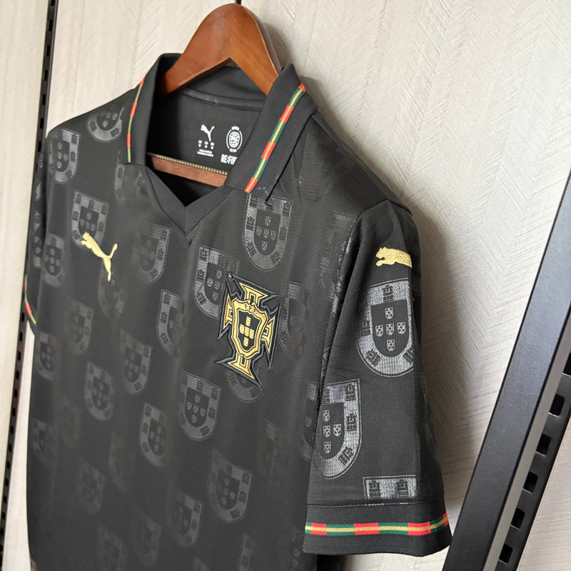 Camisa Oficial de Portugal 25/26 - “Pantera Negra” em homenagem a Eusébio