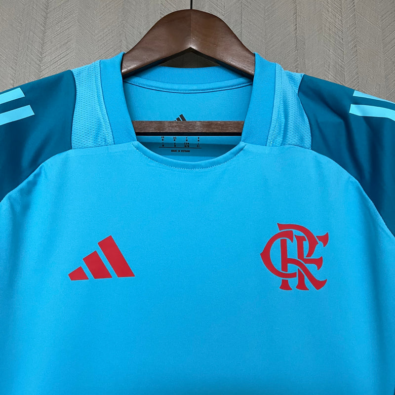 Camisa Feminina Oficial do CR Flamengo 25/26 Baby Look - Treino