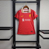 Camisa Feminina Oficial do Liverpool 24/25 - Baby Look