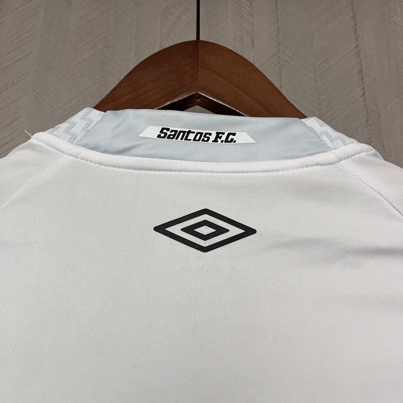 Camisa Feminina Oficial do Santos 25/26 - Baby Look