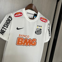 Camisa Retrô do Santos 2011/2012 Versão Retrô - Completa com Patrocínios