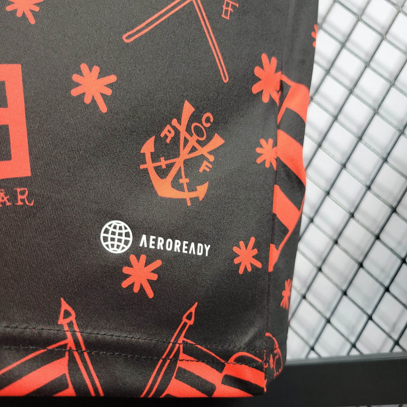 Camisa Oficial do CR Flamengo 22/23 Pré Jogo - Completa com Patrocínio