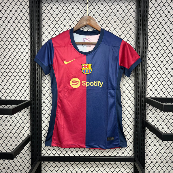 Camisa Feminina Oficial do Barcelona 24/25 Versão Torcedor - Baby Look