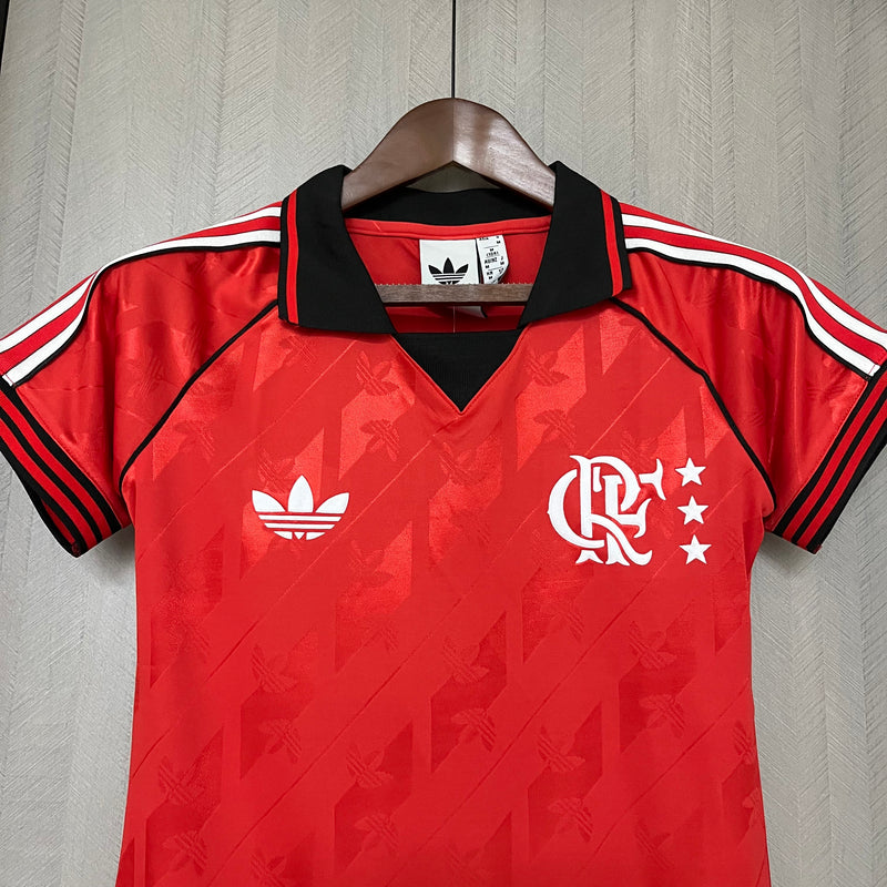 Camisa Feminina Oficial do CR Flamengo 24/25 Baby Look - Lifestyler