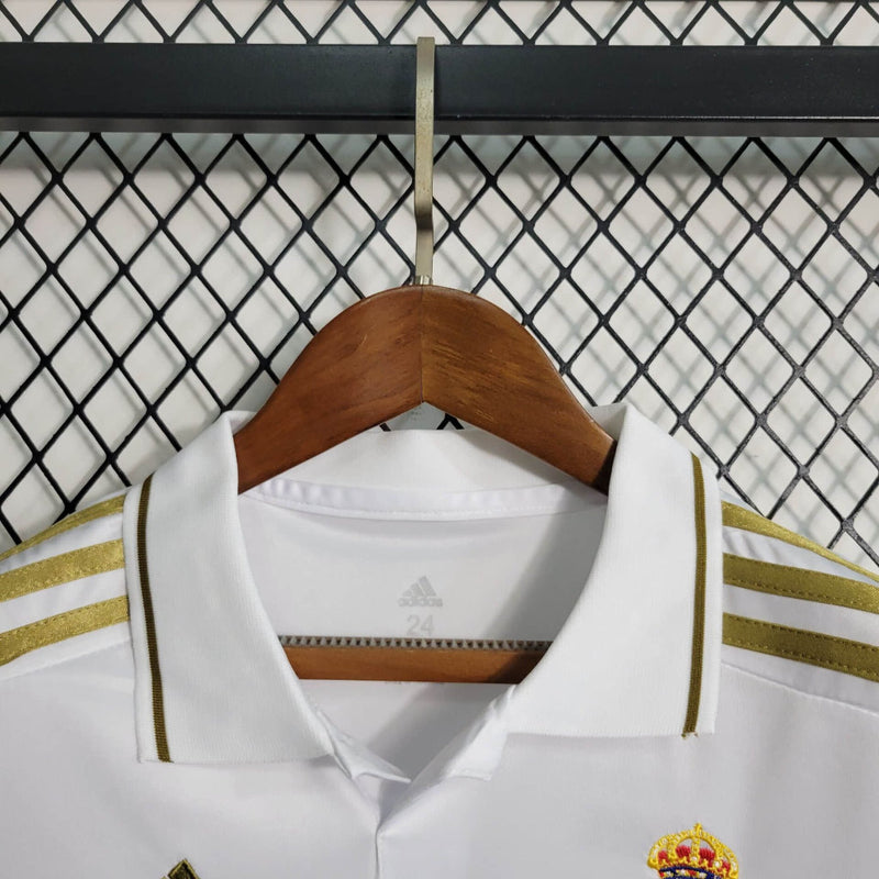 Conjunto Retrô Infantil do Real Madrid 2011/2012 - Kids