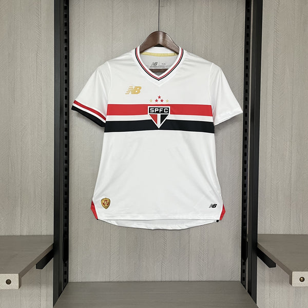 Camisa Feminina Oficial do São Paulo 25/26 - Baby Look