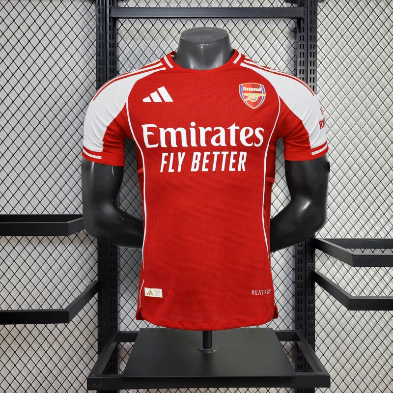 Camisa Oficial do Arsenal 25/26 - Versão Jogador