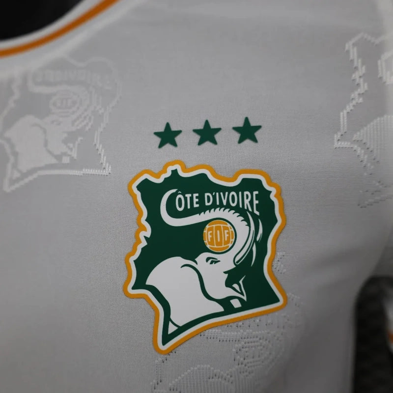 Camisa Oficial da Costa do Marfim 25/26 - Versão Jogador