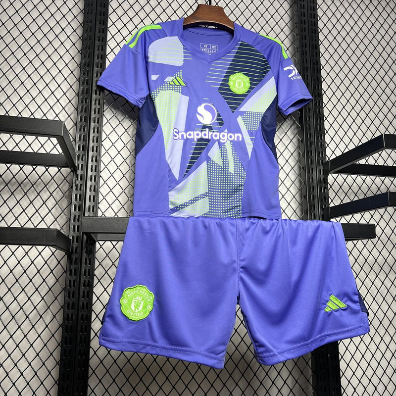 Conjunto Infantil do Manchester United 24/25 - Kids