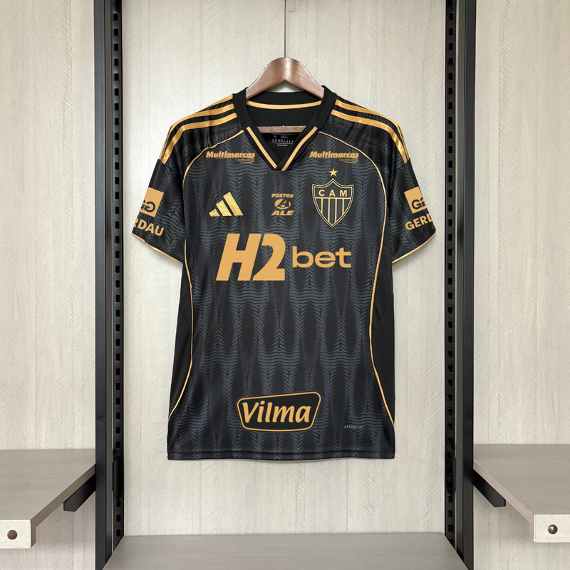 Camisa 3 Oficial do Atlético Mineiro 25/26 - Completa com Patrocínios