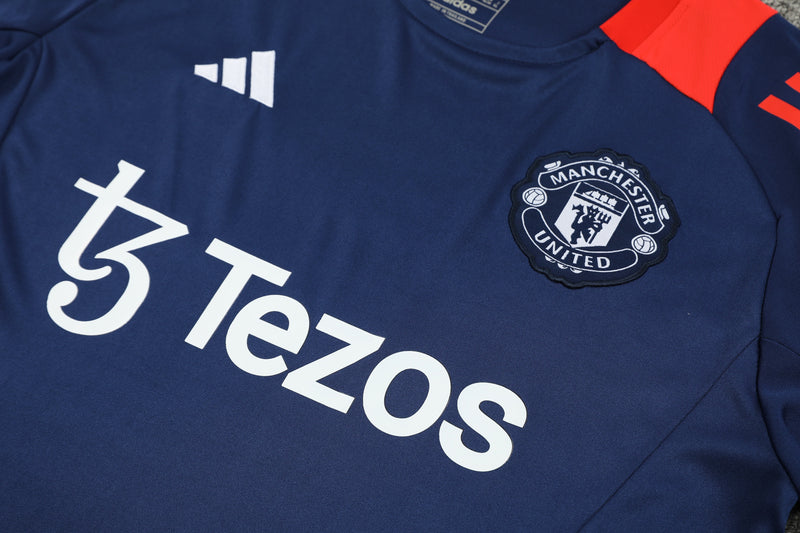 Kit Oficial do Manchester United 24/25 - Treino