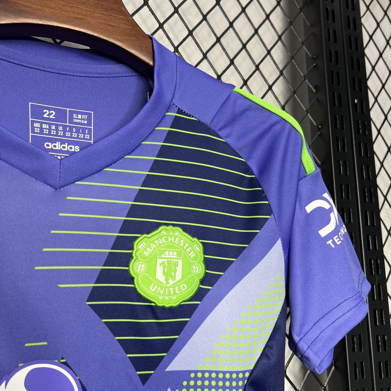 Conjunto Infantil do Manchester United 24/25 - Kids
