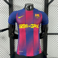 Camisa Oficial do Barcelona 25/26 Versão Jogador - Travis Scott