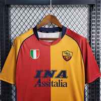 Camisa Retrô do Roma 2001/2002