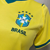 Camisa Feminina Oficial do Brasil 2026 Baby Look - Copa do Mundo