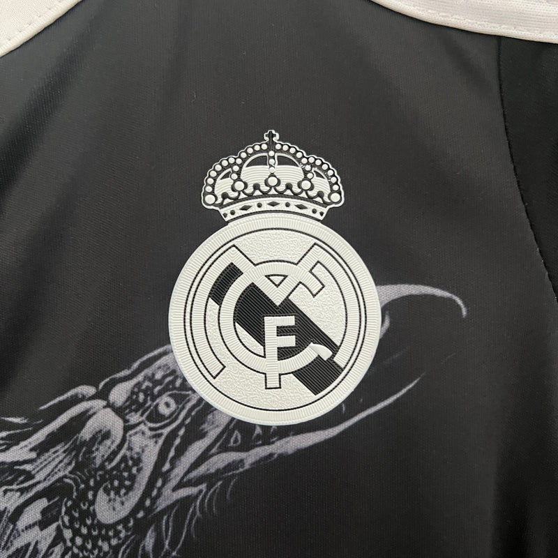 Conjunto Retrô Infantil Oficial do Real Madrid 2014/2015 - Kids