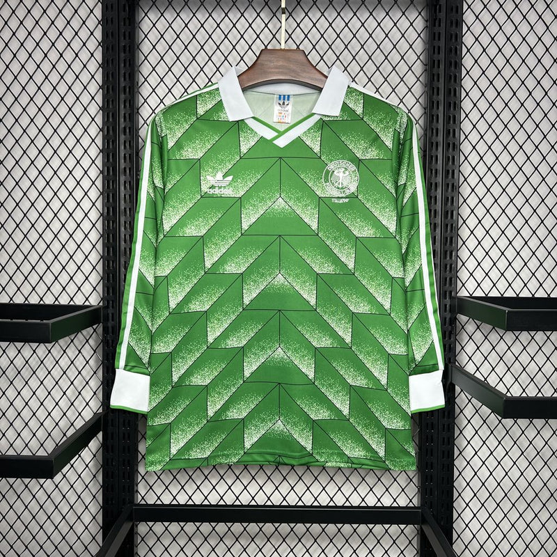 Camisa Retrô da Alemanha 1990 - Manga Longa