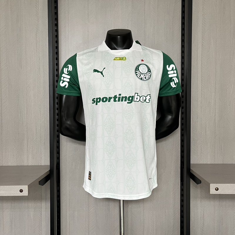 Camisa Oficial do Palmeiras 25/26 Versão Jogador - Completa com Patrocínios