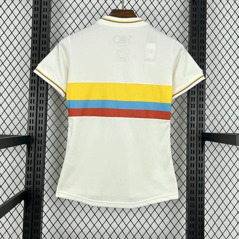 Camisa Feminina Oficial da Colômbia 24/25 Baby Look - 100° Aniversário
