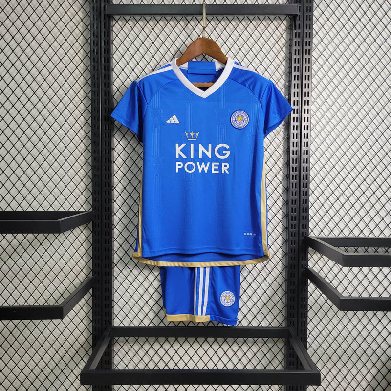 Conjunto Infantil Oficial do Leicester 23/24 - Kids