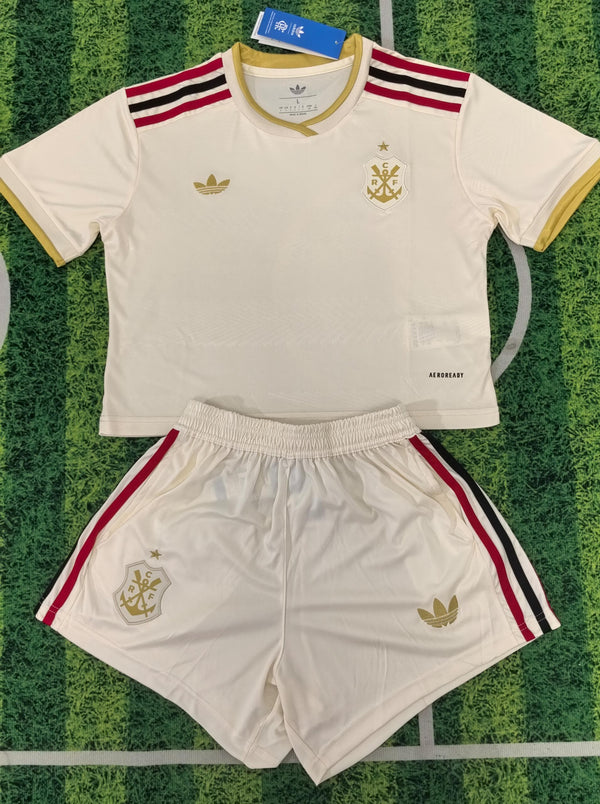 Kit Cropped Feminino Oficial do Flamengo 25/26