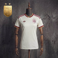 Camisa ll Feminina Oficial da Espanha 26/27 Baby Look - Bicampeã do Mundo