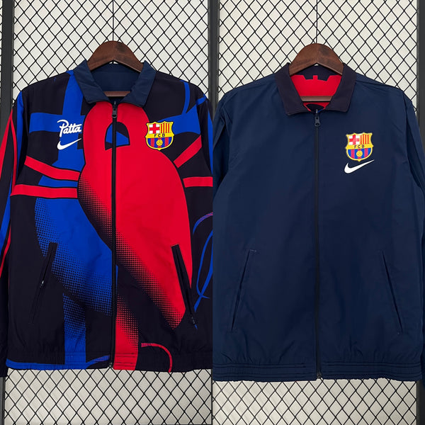 Corta Vento do Barcelona 24/25 - Dupla Face