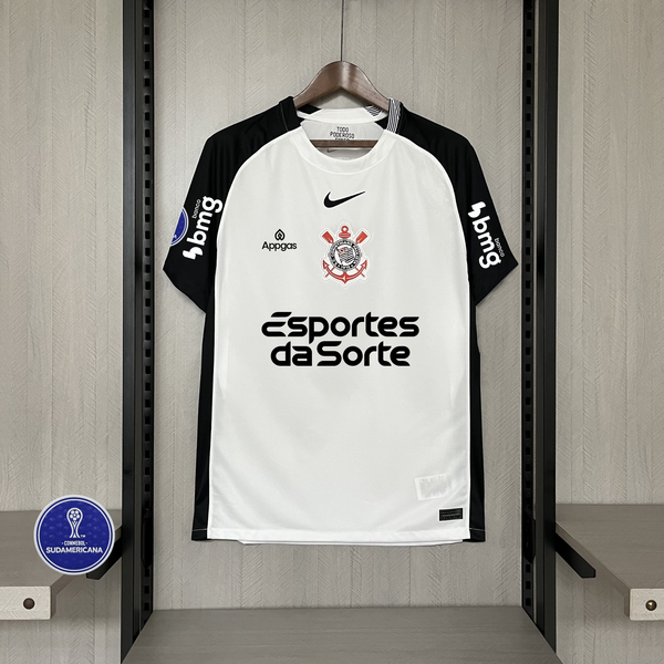 Camisa Oficial do Corinthians 25/26 Versão Torcedor - Sul-Americana