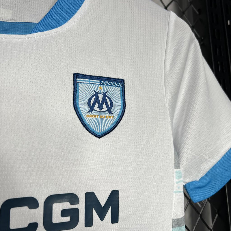 Conjunto Infantil Oficial do Olympique de Marseille 24/25 - Kids