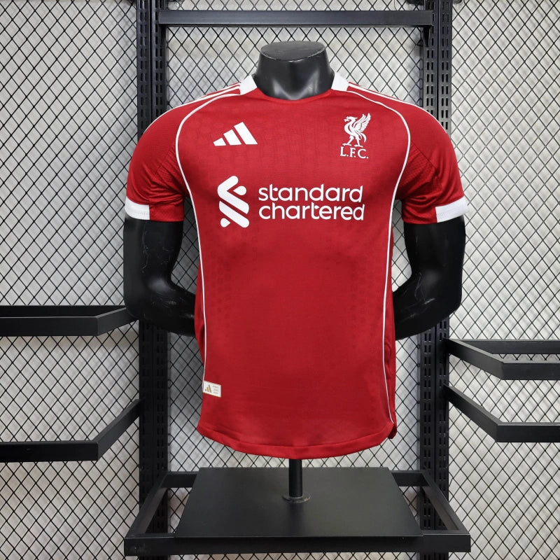 Camisa Oficial do Liverpool 25/26 - Versão Jogador