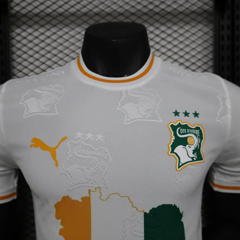 Camisa Oficial da Costa do Marfim 25/26 - Versão Jogador