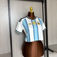 Cropped Oficial da Argentina 26/27 - Pacth Campeão