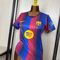 Camisa l Feminina Oficial do Barcelona 26/27 - Baby Look